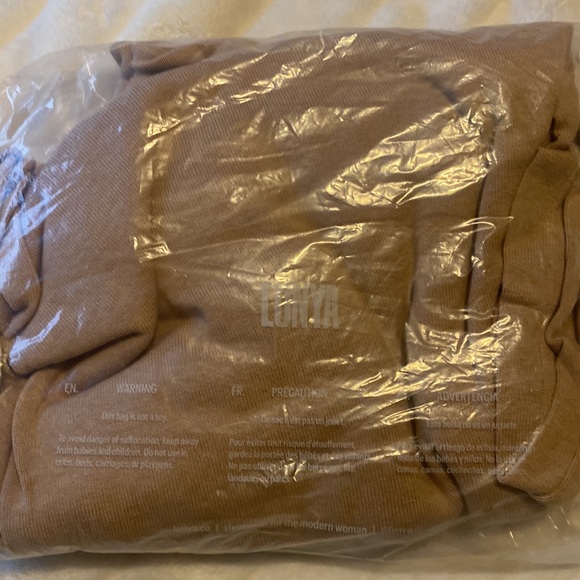 LUNYA Organic Cotton Silk Relaxed Wide Leg Cozy Lounge Pant Size Large NEW - Picture 8 of 10